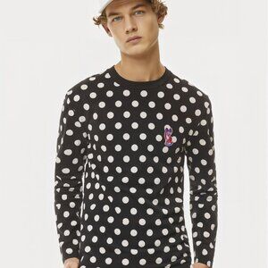 SzM Maison Kitsuné Unisex ACIDE Polka Dot Long Sleeve Shirt - Limited Edition